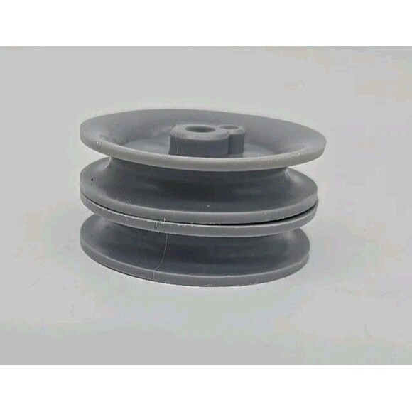 2  K'nex 2" Gray/Silver Hubs Wheels Pulleys Knex Replacement Parts 2 Pieces Lot - Picture 3 of 6